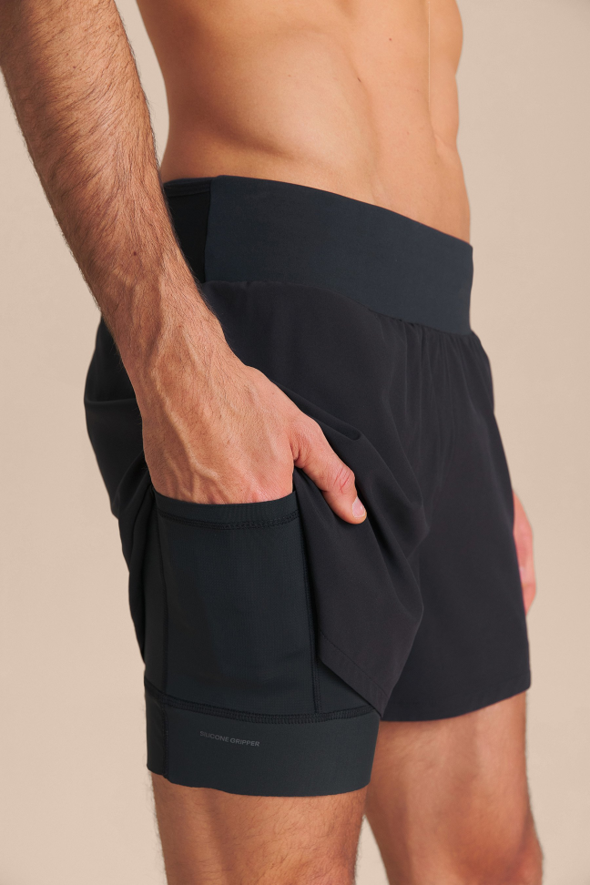 Shorts Run Six Pockets 4'' Men Preto LIVE! - #7