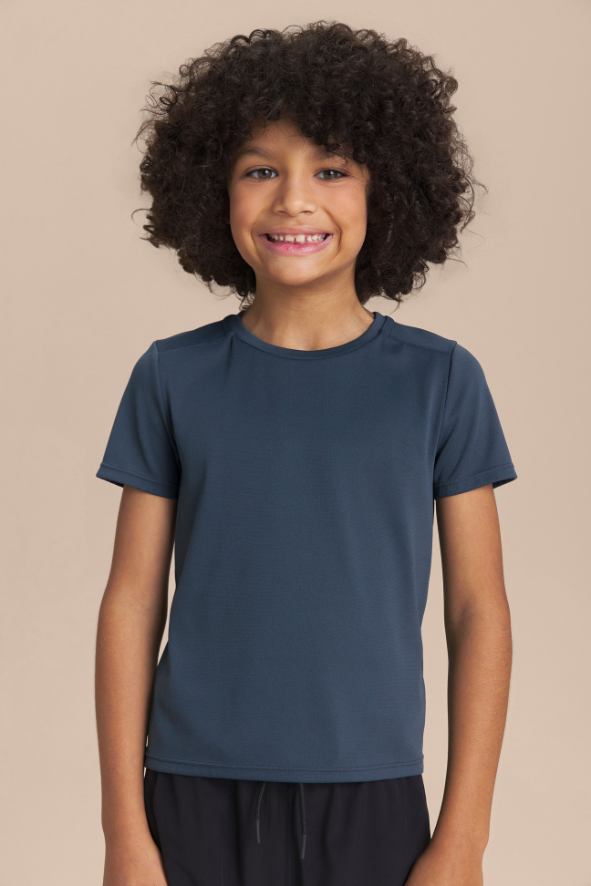 Camiseta Up Loose Kids Misteel Blue LIVE!