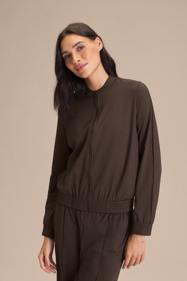 Jaqueta Esportiva Feminina LIVE! Half Sense® Cocoa Brown - #3