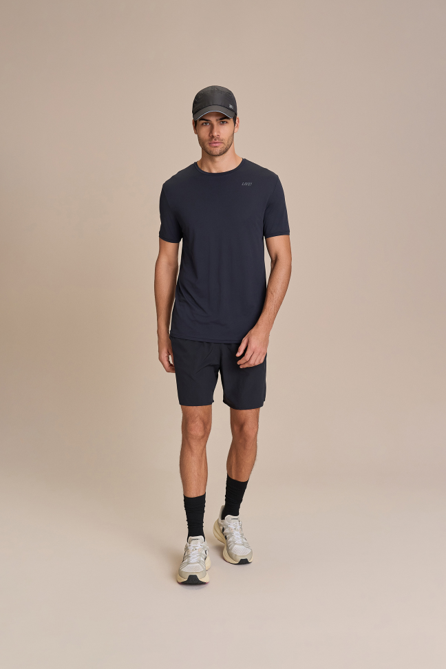 Bermuda Training 7'' Dryside Masculina Preto LIVE!