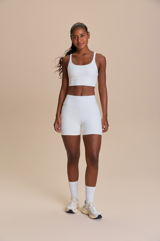 Shorts Fit Icon Hydefit® Adaptiv White Branco LIVE! - #4