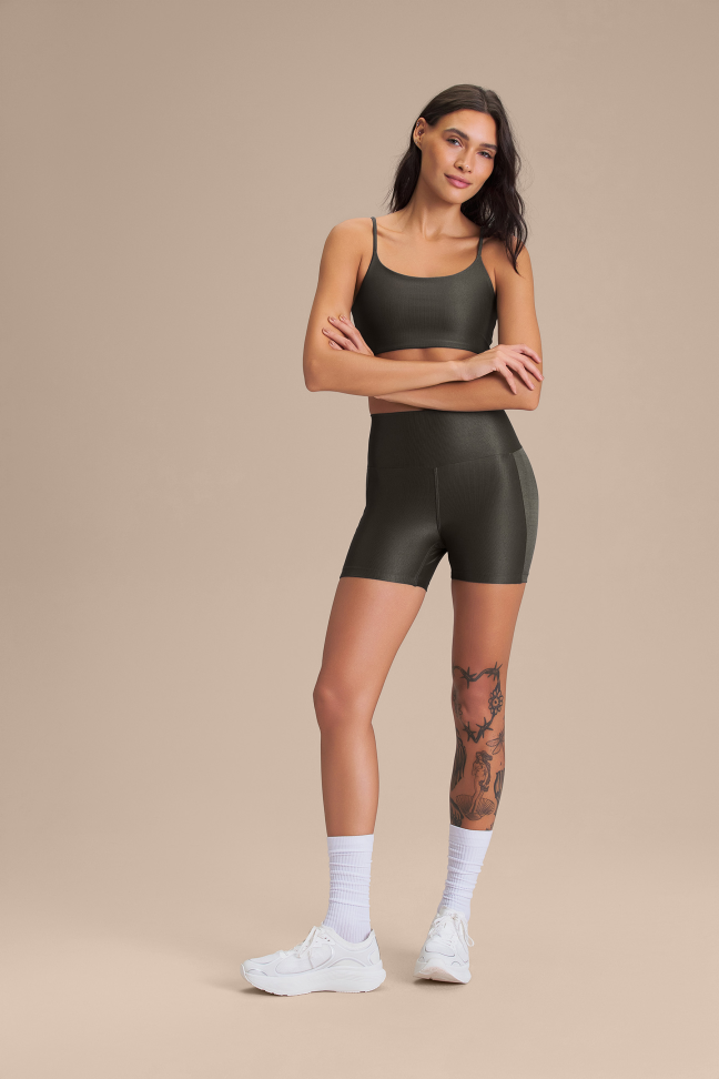 Top Fitness Feminino LIVE! Curve Allure® Adaptiv Obsidian Grey - #4
