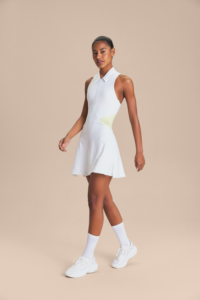 Vestido Polo Overlay Hydefit® Adaptiv Branco LIVE! - #6