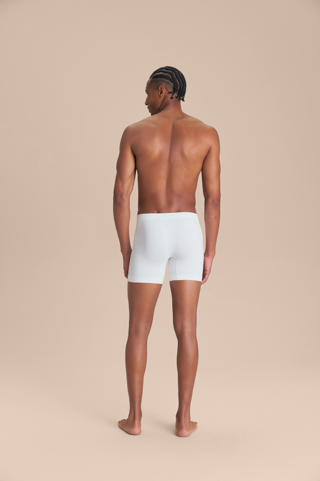Cueca Longa Boxer Seamless Branca LIVE! - #4