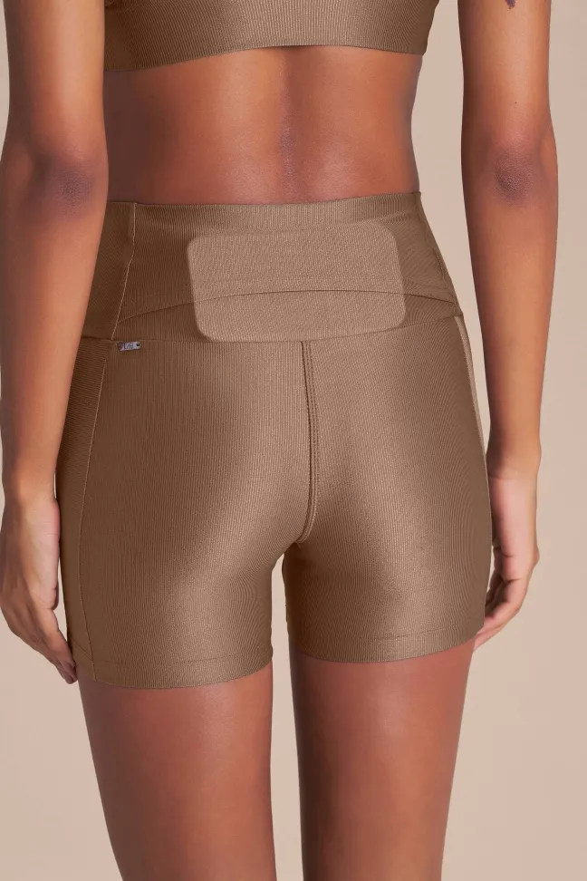 Shorts Fitness Feminino LIVE! Fit Allure® Adaptiv Mountain Grey - #3