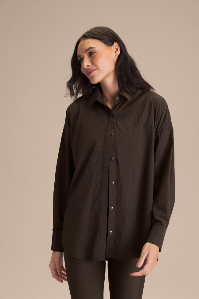 Camisa Utility Aeris Cocoa Brown LIVE!