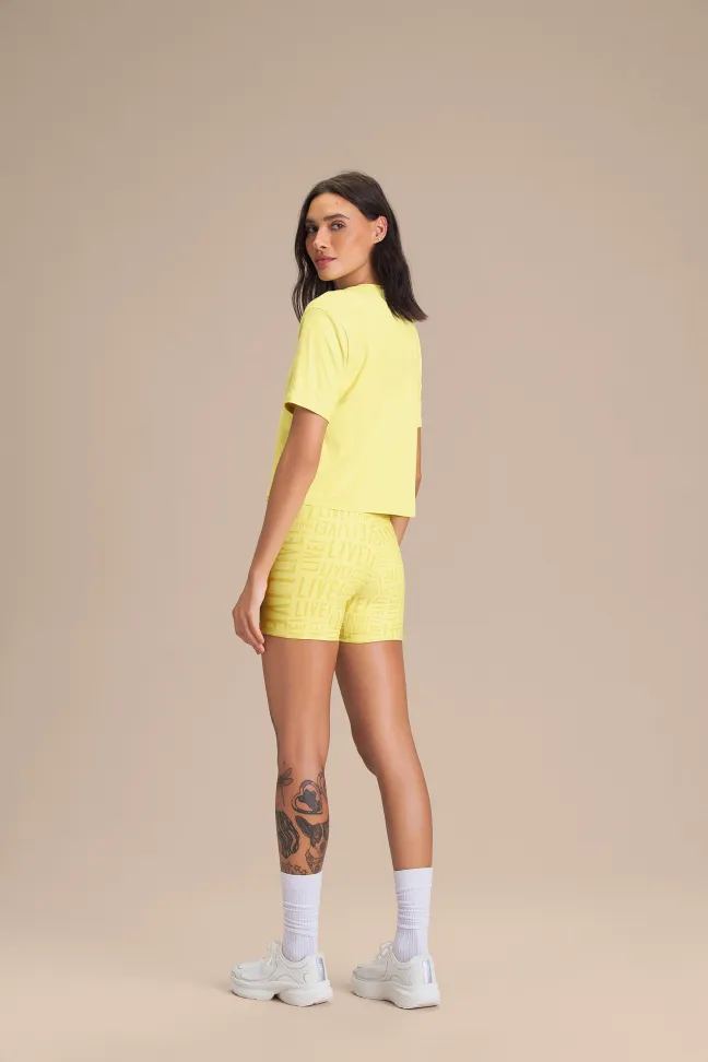 Shorts Fit LIVE! Candelight Yellow - #5