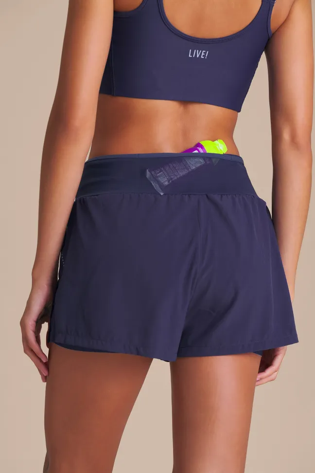 Shorts Fitness Feminino LIVE! Pro Six Pockets Tide com 6 Bolsos - #5