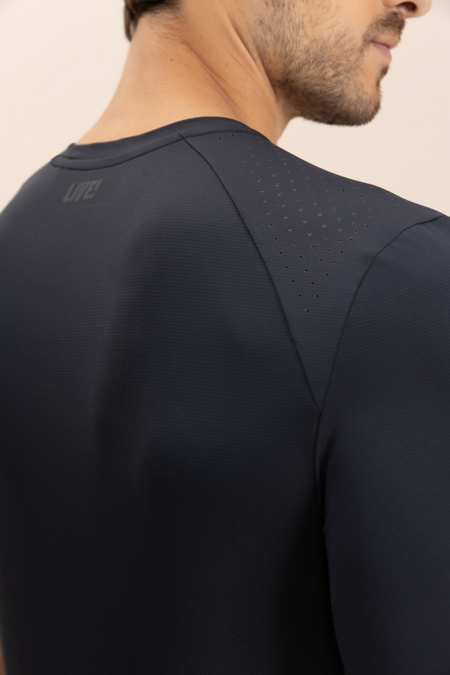 Camiseta Fit Laser Harmony Men Masculina Preta LIVE! - #4