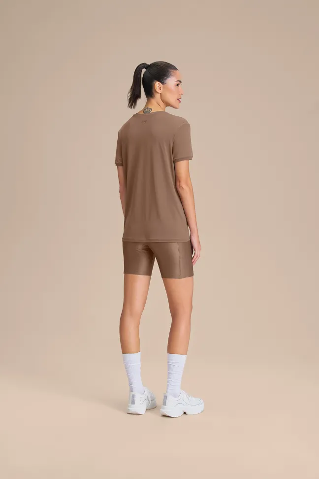 Camiseta Fitness Feminina LIVE! Basic Comfort Mountain Grey - #4