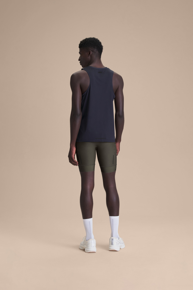 Bermuda de Corrida Masculina LIVE! Run Six Pockets 9" Speed Obsidian Grey - #7