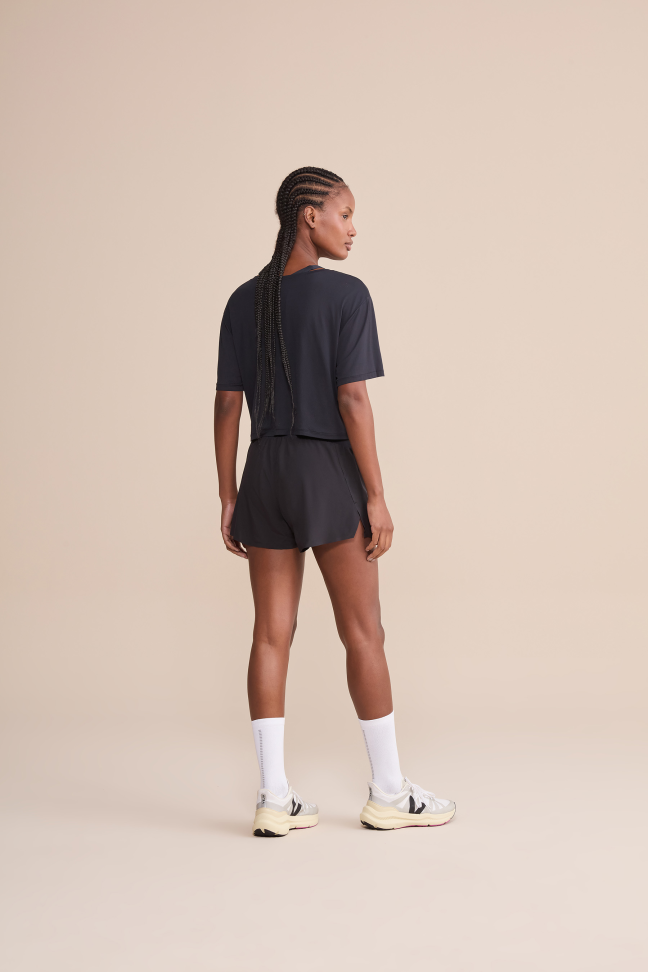 Camiseta Cropped LIVE! Comfort Noir Black Preto - #4