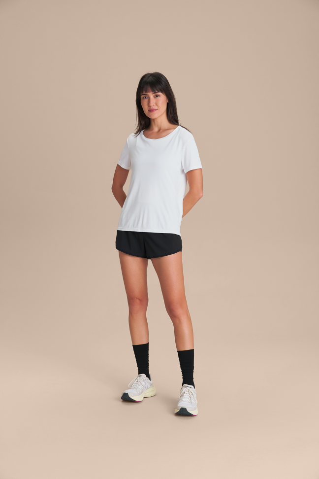 Camiseta Bio Stretch Branca LIVE!