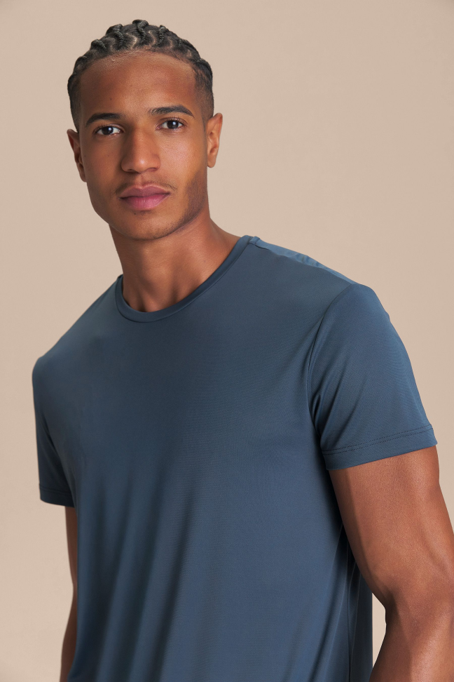 Camiseta Train Comfy Men Misteel Blue LIVE!