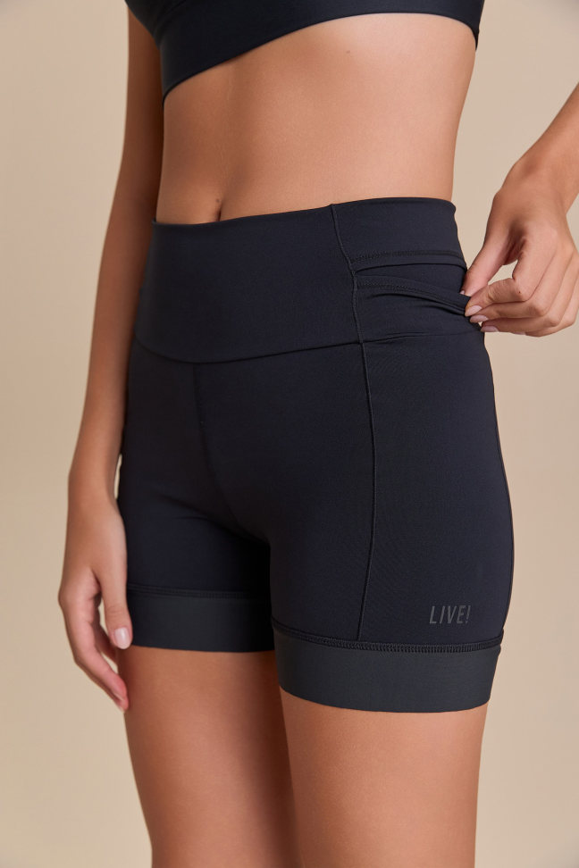Shorts ByNature Preto LIVE! - #3