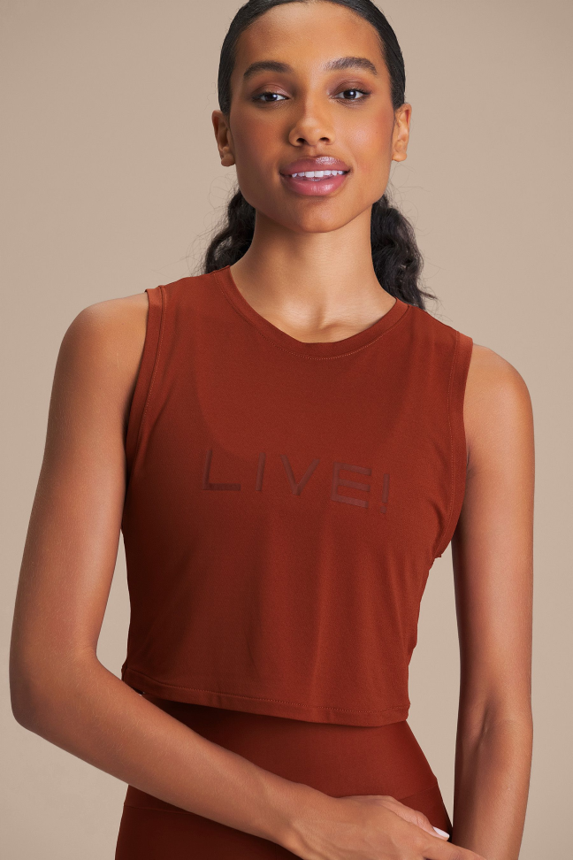 Regata Cropped LIVE! Comfort Rust Red