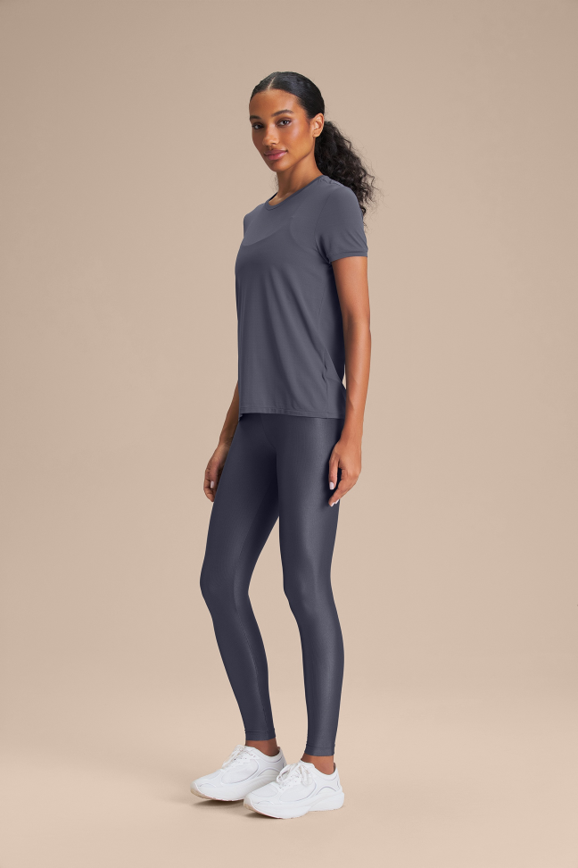 Camiseta Fitness Feminina LIVE! Basic Comfort Iron Blue - #4