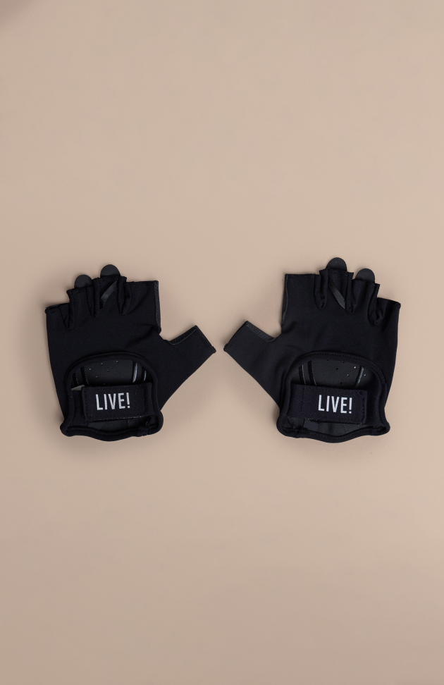Luva Sportif Silicone Unissex Preta LIVE!