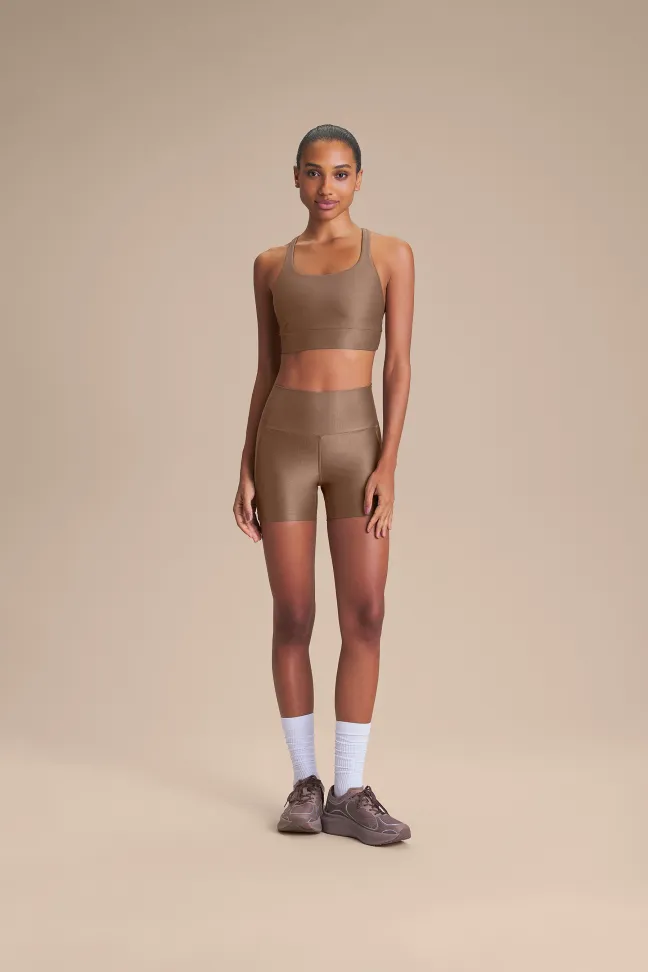 Shorts Fitness Feminino LIVE! Fit Allure® Adaptiv Mountain Grey