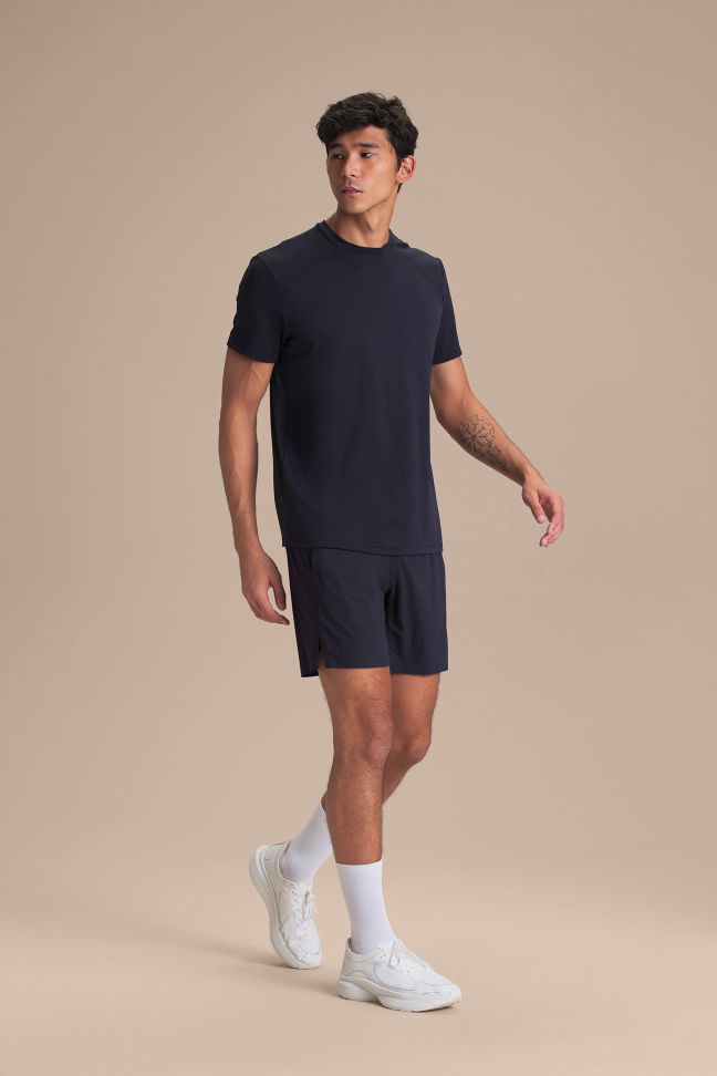 Camiseta Fitness Masculina LIVE! Train Up Loose Comfy Preta com Proteção UV 50+ - #6