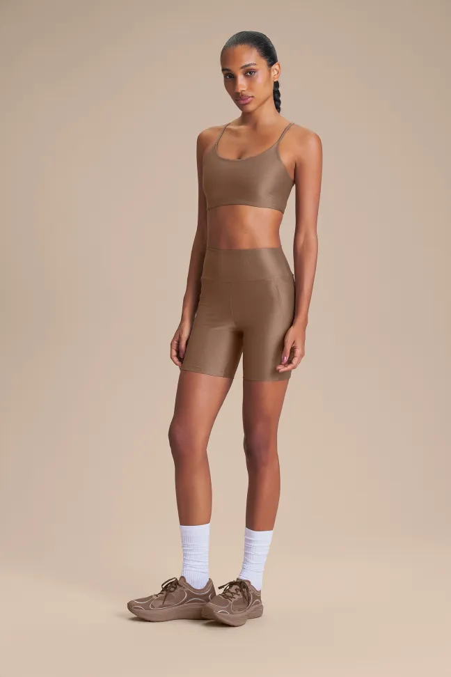 Bermuda Fitness Feminina LIVE! Allure® Adaptiv Mountain Grey com Bolsos e UV 50+ - #5