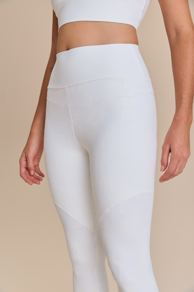 Legging Icon Hydefit® Adaptiv Branca LIVE! - #4