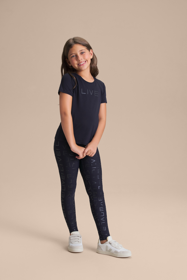 Camiseta Infantil LIVE! Comfort Kids Preta - #5