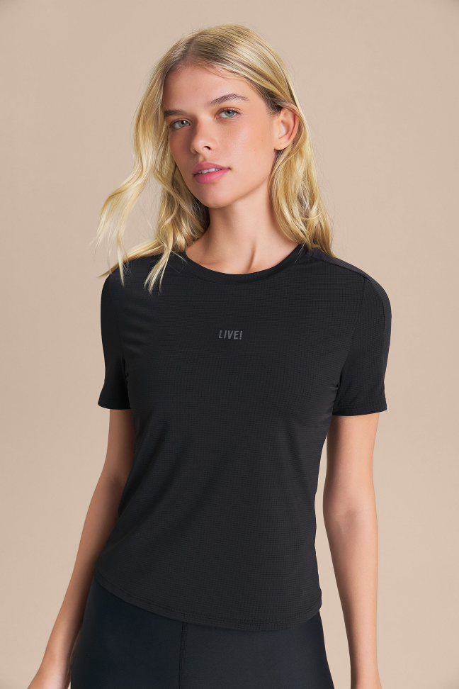 Camiseta Air Move® Preto LIVE!