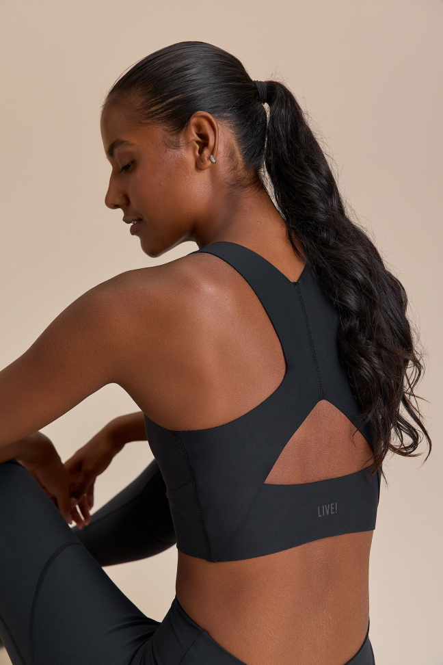Top V Nadador Neoprene Fit Preto LIVE!
