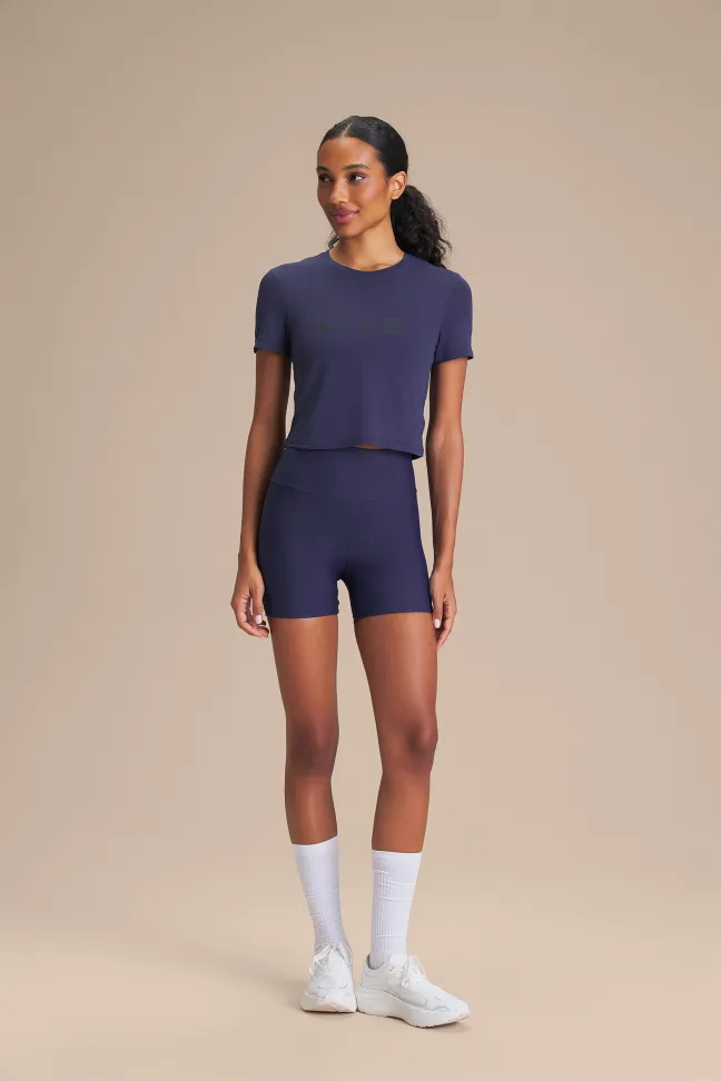 Camiseta Cropped Fitness Feminina LIVE! Comfort Tide