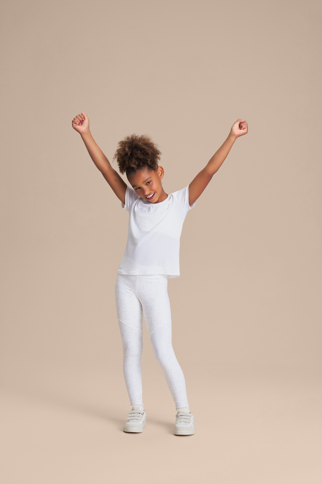 Camiseta LIVE! Comfort Kids Branca
