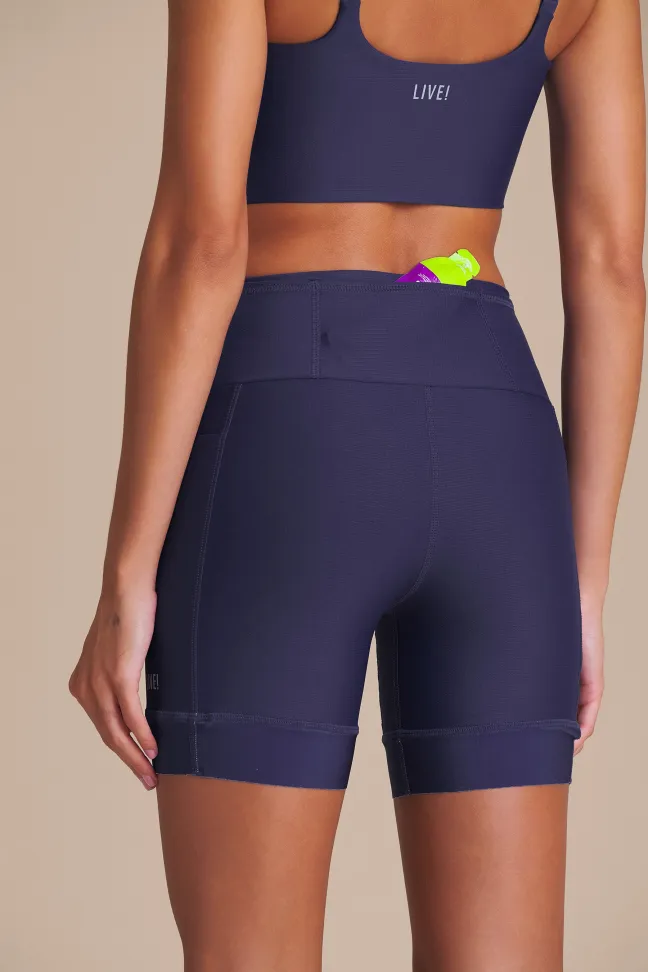 Bermuda Fitness Feminina LIVE! Six Pockets Speed Tide com 6 Bolsos - #5