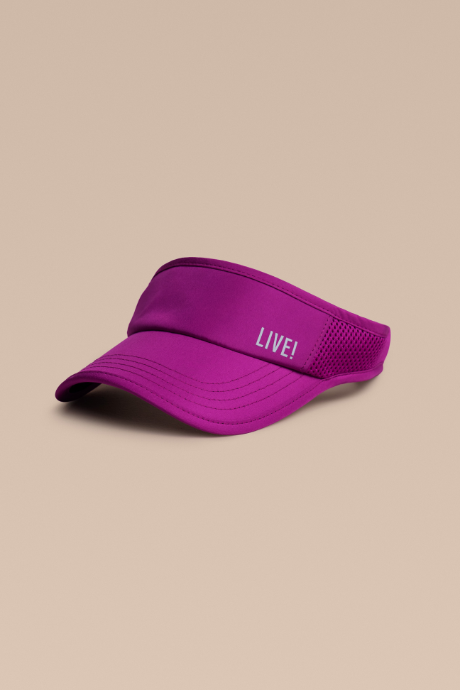 Viseira Basic Unissex Vivid Fuchsia LIVE!