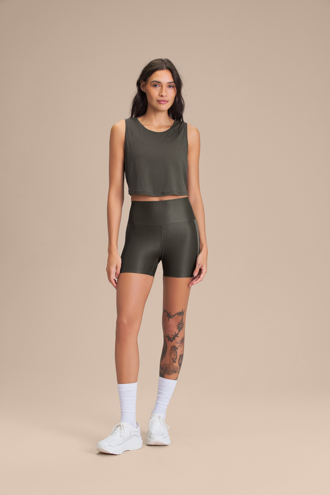 Shorts Fitness Feminino LIVE! Fit Allure® Adaptiv Obsidian Grey - #5