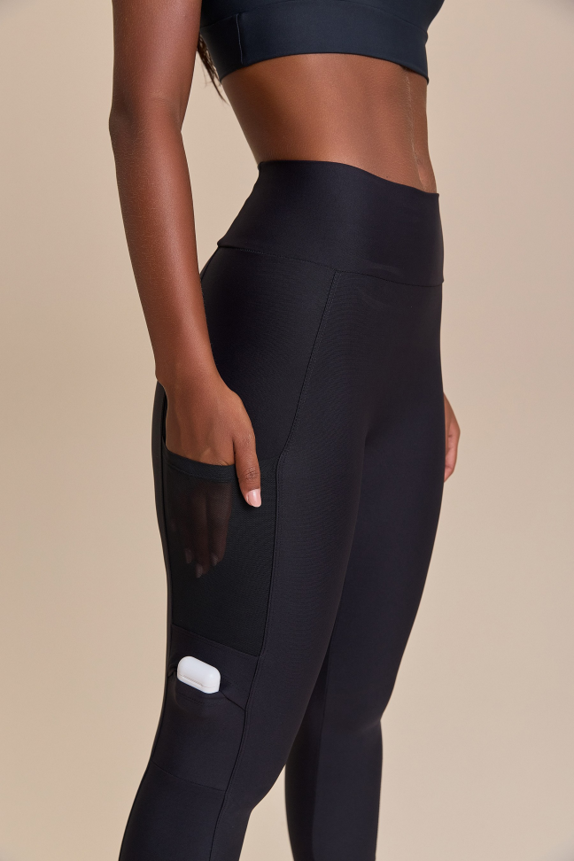 Legging Tule Hydefit® Adaptiv Preto LIVE!