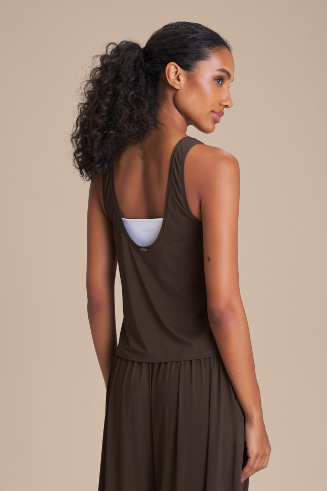 Regata Fitness Feminina LIVE! Basic Wide Cocoa Brown - #3