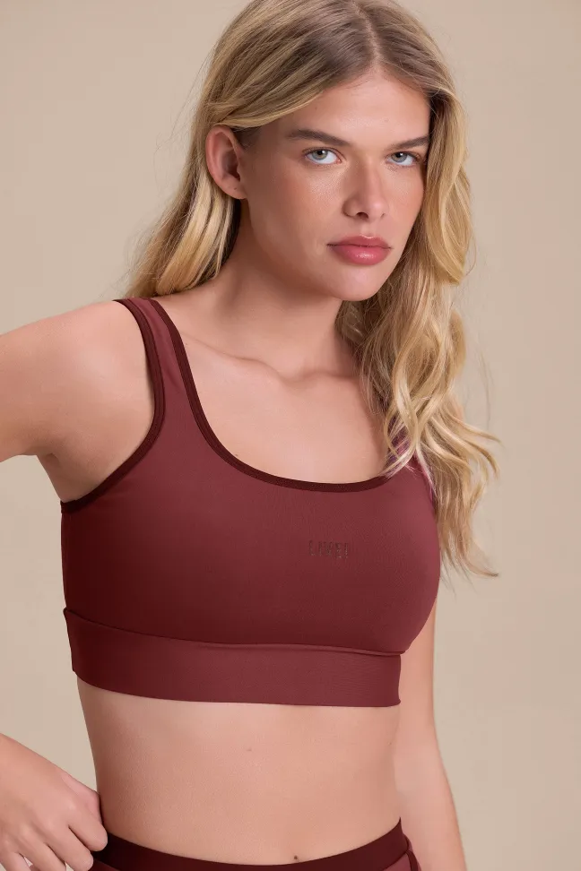 Top Fitness Feminino LIVE! Lob Power Sense Pro® com Bojo Removível