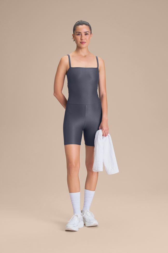 Macaquinho Fitness Feminino LIVE! Allure® Adaptiv Iron Blue - #4