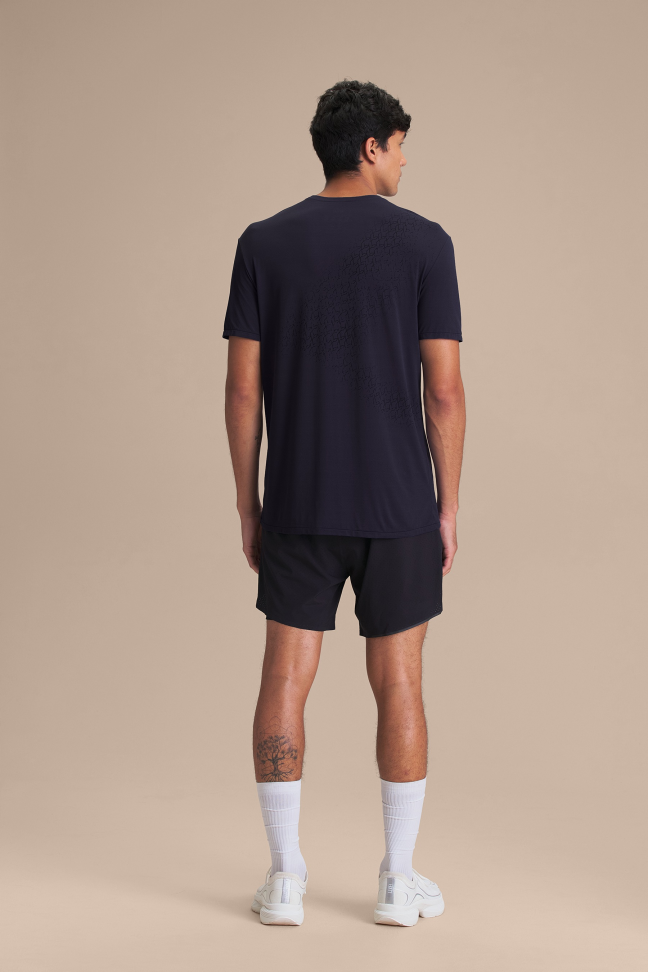 Camiseta Fitness Masculina LIVE! Train Comfy Men Blue Ink - #4