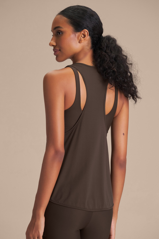 Regata Fitness Feminina LIVE! Comfort Cocoa Brown