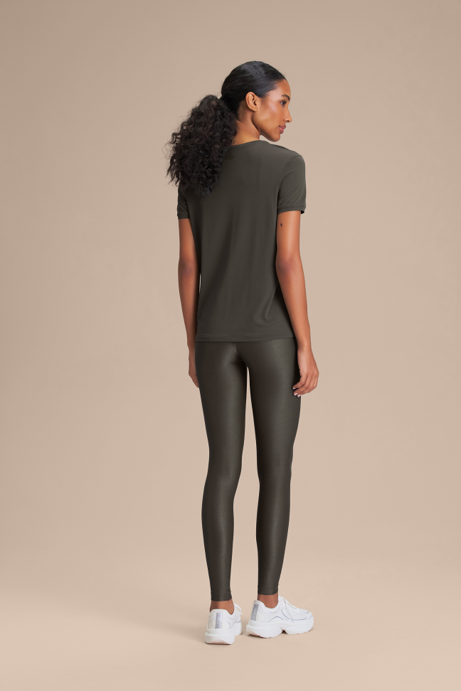 Camiseta Fitness Feminina LIVE! Basic Comfort Obsidian Grey - #4