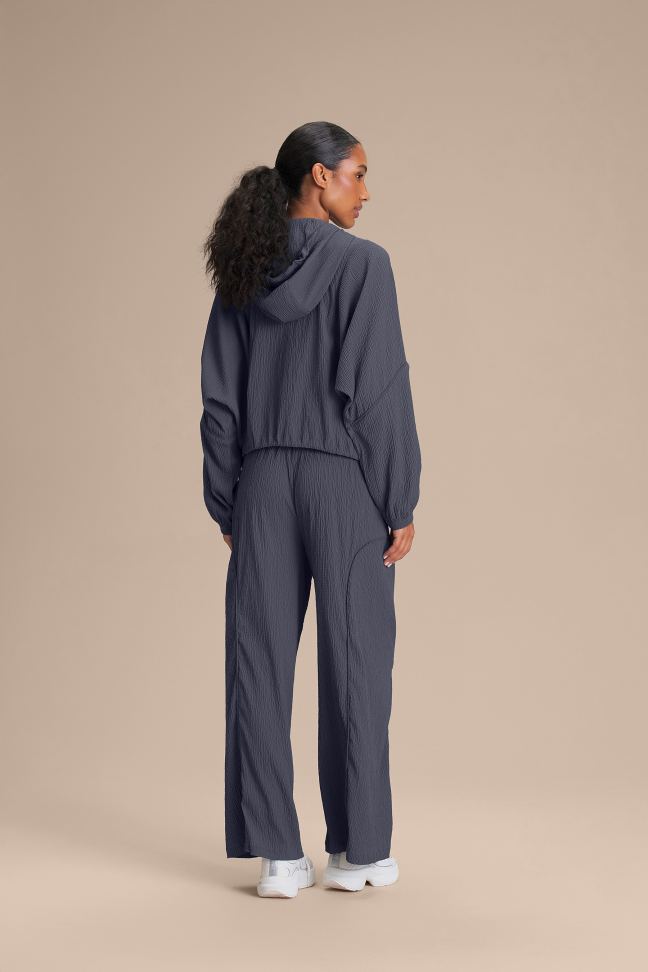 Calça Reta Nylon Gridline Iron Blue LIVE! - #5