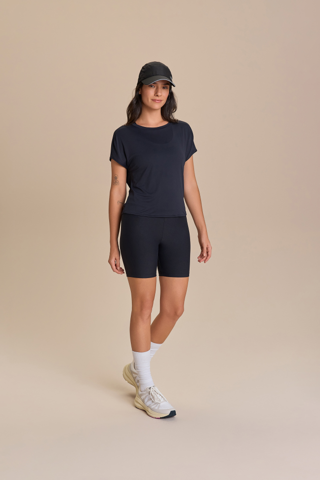 Camiseta Breath Back Comfort Preto LIVE!