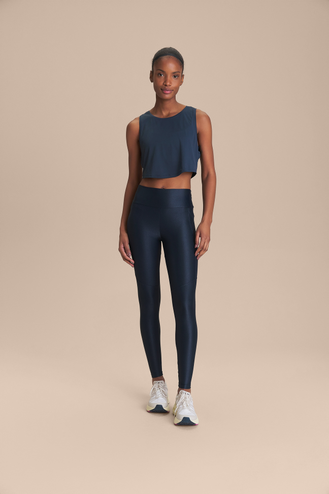 Regata Cropped Comfort Azul Drop LIVE!