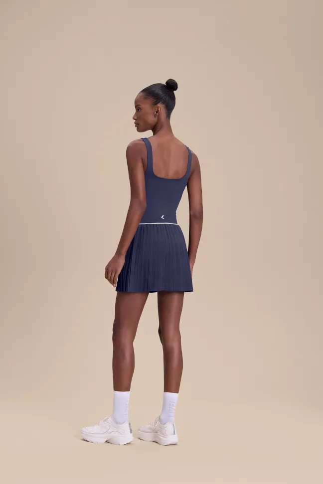 Vestido Fitness Feminino LIVE! Drop Shot Navy Blue - #9