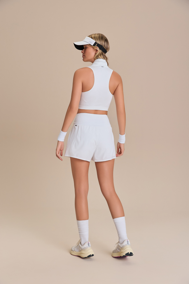 Shorts Dryside Seamless Knit® Branco LIVE! - #3