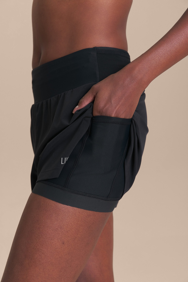 Shorts Pro Six Pockets Preto LIVE!