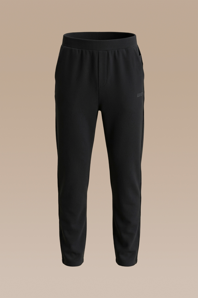 Calça Casual Masculina LIVE! Reta Welfare Preta com Bolsos