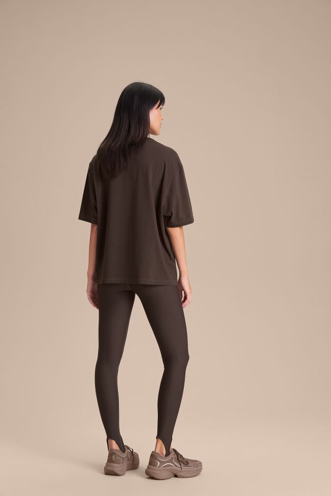 Camiseta Feminina LIVE! Pima Slim Cocoa Brown em Algodão Pima - #3