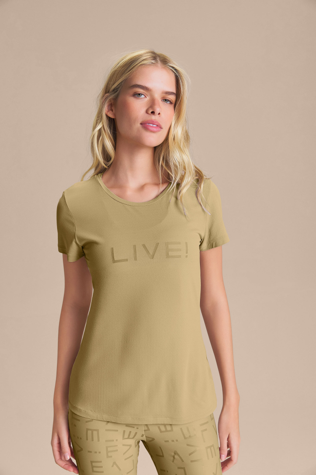 Camiseta LIVE! Comfort Core Green